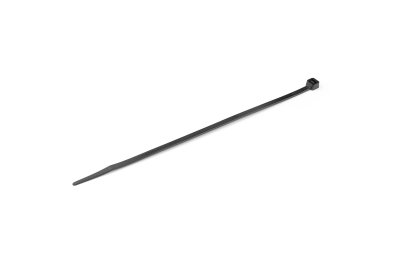 StarTech.com 20 cm Zwarte Kabelbinders 4 mm Breed, 55 mm Bundeldiameter, 22 kg Treksterkte Zelfsluitende Snelbinders uit Nylon met Gebogen Punt, 94V-2/UL Listed, 1000 stuks