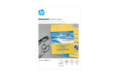 HP Professional Laser Paper, glanzend, 150 gr/m², 150 vel, A4/210 x 297 mm