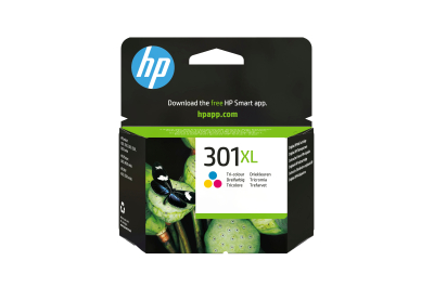 HP 301XL originele high-capacity drie-kleuren inktcartridge