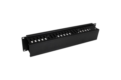 StarTech.com 2U horizontaal rack vingergoot kabelmanagement paneel met afdekking