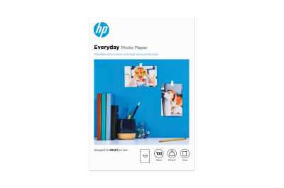 HP Everyday fotopapier, glanzend, 200 g/m2, 10 x 15 cm (101 x 152 mm), 100 vellen