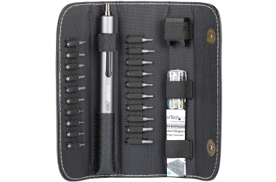 StarTech.com 20 Bit Elektrische Precisie Schroevendraaier Set - Mini Schroevendraaier op Batterij voor Laptop, Computer, Tablet, Telefoon & Electronica Reparatie - Magnetisch - Draadloos