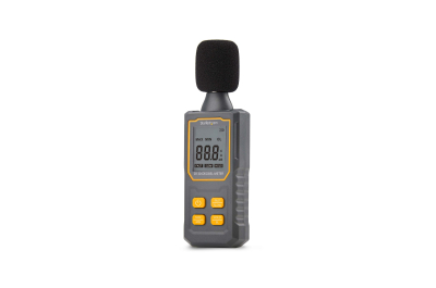 StarTech.com Draagbare Digitale Decibelmeter met Groot LCD Scherm, DB/Geluidsmeter voor Serverruimte/Bureau, Audio Monitor, 30-130dBA Bereik, Nauwkeurige Min/Max Metingen