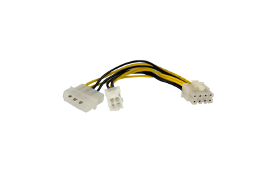 StarTech.com 15 cm 4-Pin naar 8-Pin EPS Voedingsadapter met LP4 F/M