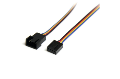 StarTech.com 30cm 4-pins Verlengkabel voor Ventilatorvoeding M/F