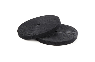 StarTech.com 7,6m Bulk Rol Klittenband - Op Maat te Knippen Herbruikbare Kabelbinders - Industriële Klitband Tape - Zelfklevende Klittenband Tyrap Strips - Zwart
