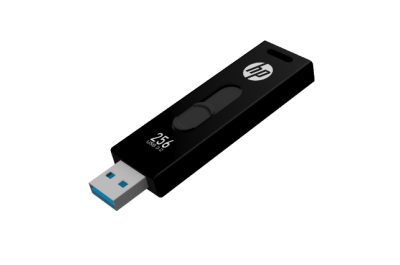 HP x911w USB flash drive 256 GB USB Type-A 3.2 Gen 1 (3.1 Gen 1) Zwart