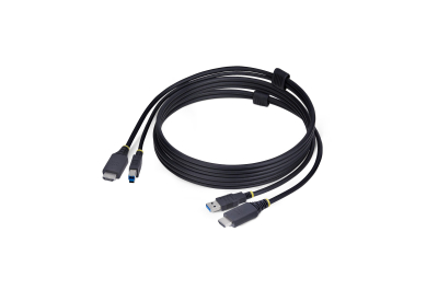 StarTech.com 1,8m HDMI en USB KVM Kabel, 5Gbps, 4K 60Hz, HDR10, HDMI audio, HDMI 2.0 en USB Combo Kabel voor KVM Switches