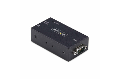 StarTech.com 1-Port Serieel naar Ethernet Adapter, IP Serial Device Server voor Remote RS232 Apparatuur, Muur/DIN Rail Monteerbaar, Metalen Behuizing, RJ45 LAN naar DB9 Converter