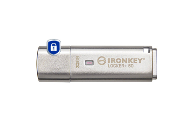 Kingston Technology IronKey 32GB IKLP50 AES USB, met 256-bits versleuteling