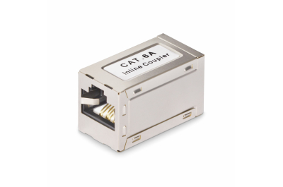 StarTech.com Shielded RJ45 Koppelstuk, Inline Cat6a Coupler, Female naar Female (F/F) T568B Connector, Shielded Ethernet Kabel Verlengstuk