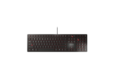 CHERRY KC 6000 Slim toetsenbord Universeel USB Amerikaans Engels Zwart