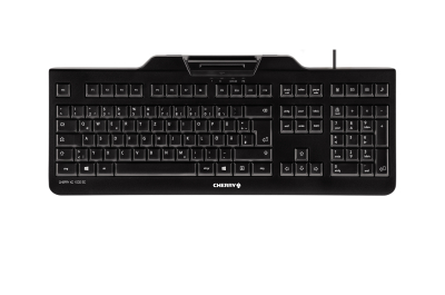 CHERRY KC 1000 SC toetsenbord Kantoor USB QWERTY Amerikaans Engels Zwart