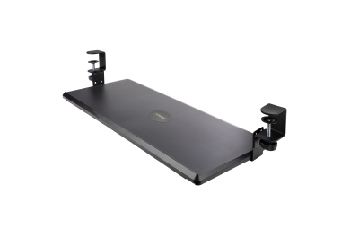 StarTech.com Uitschuifbare Toetsenbordlade voor onder Bureaublad, Ergonomische Keyboard Tray met Bureauklem, Tot 12kg, Uittrekbare Plank voor Toetsenbord/Muis, In Hoogte Verstelbaar (10/12/14cm)