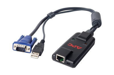 APC KVM-USBVM toetsenbord-video-muis (kvm) kabel Zwart