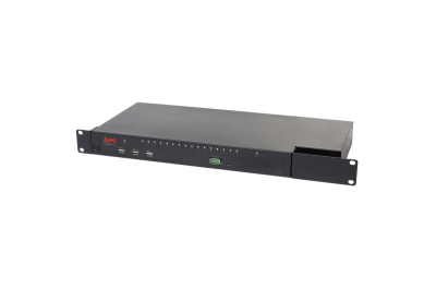 APC KVM1116R KVM-switch Rack-montage Zwart