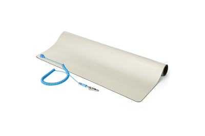 StarTech.com Antistatische Mat met Aardingskabel, 60cm x 120cm, ESD Mat voor Elektronica, Antistatische Tafelmat met Verwijderbaar Aardingssnoer, ANSI/ESD S 4.1, Flexibele Thermoplastische ESD Werkmat