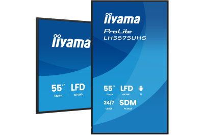 iiyama LH5575UHS-B2AG beeldkrant Digitale signage flatscreen 138,7 cm (54.6") LCD Wifi 500 cd/m² 4K Ultra HD Zwart Type processor Android 11 24/7