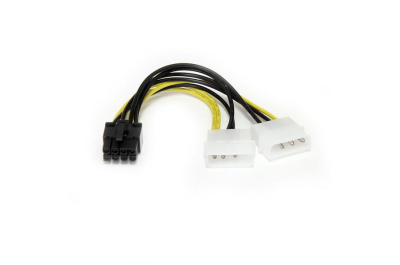 StarTech.com 15cm LP4 naar 8-pins PCI Express Videokaart Voeding Verloopkabel