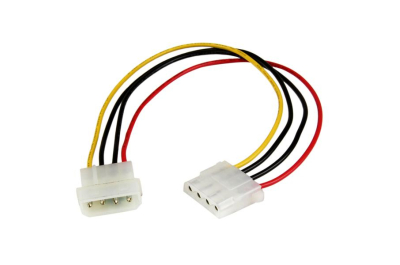 StarTech.com 30 cm Molex LP4-voedingsverlengkabel M/F