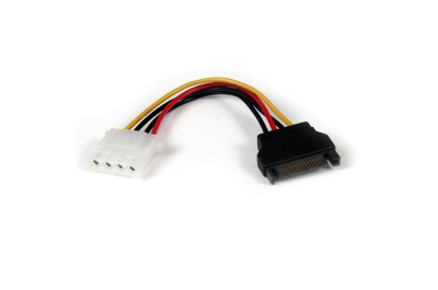 StarTech.com 15cm SATA naar LP4 Verloopkabel Voeding F/M