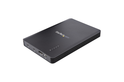 StarTech.com 4 Bay Thunderbolt 3 NVMe Behuizing voor M.2 NVMe SSD Drives, SSD M.2 Enclosure, 1x DisplayPort Video/ 2x TB3 Downstream Poorten, 40Gbps, 72W Power Supply, Externe Harde Schijf Behuizing