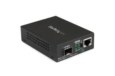 StarTech.com Gigabit ethernet glasvezel media converter met open SFP slot