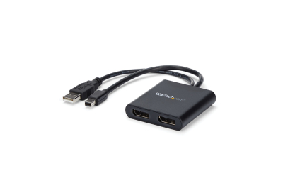 StarTech.com Mini DisplayPort naar DisplayPort multi-monitor splitter 2 poorts MST hub