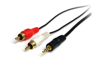 StarTech.com 90cm Stereo Audiokabel 3,5mm naar 2x RCA M/M