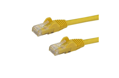 StarTech.com Cat6 netwerkkabel met snagless RJ45 connectoren UTP patchkabel geel 0,5m