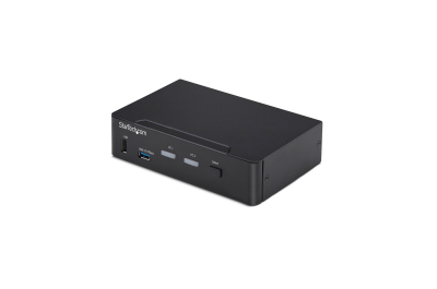 StarTech.com 2-Port DisplayPort KVM Switch, 4K 60Hz, DP 1.2, HDCP 1.4, EDID Beheer, 2-Port USB 3.0 Hub, 4x USB HID Poorten, TAA Compliant