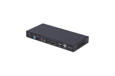 StarTech.com 2-Port Dual-Monitor DisplayPort KVM Switch met Dual View Video Matrix, 4K 60Hz, 4x USB Hub Poorten, Hotkey Switching, DP 1.2 Matrix KVM, TAA Compliant