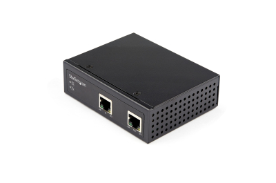 StarTech.com Industrial Single Port Gigabit PoE Extender 60W 802.3bt PoE /PoE+/ PoE++ 100m Power Over Ethernet Netwerk Range Extender IP-30 -40°C to +75°C