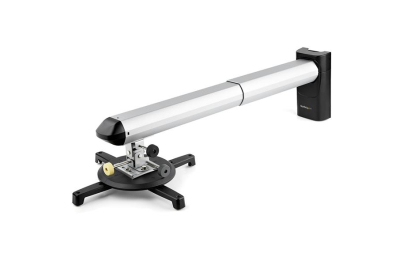 StarTech.com Universele Beamer Muurbeugel - Ondersteunt Short & Ultra-Short Throw Projectoren tot 15 kg - Zwenken/Kantelen/Roteren - Ophangbeugel verstelbaar van 42 tot 70 cm van de muur