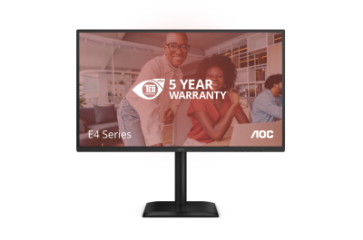 AOC E4 Q27E4CV computer monitor 68,6 cm (27") 2560 x 1440 Pixels Quad HD LED Zwart