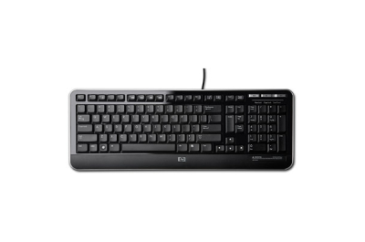 HP QY776AA toetsenbord Kantoor USB QWERTY Engels Zwart