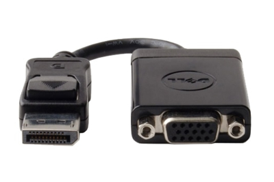 DELL R74C3 video kabel adapter DisplayPort VGA (D-Sub) Zwart