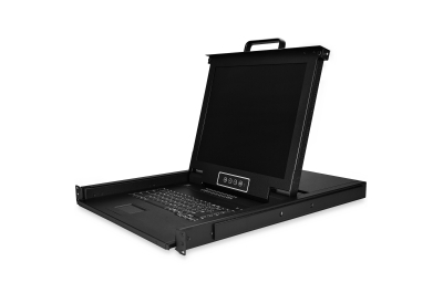 StarTech.com 16 port KVM Rack Console met 1,8m Lange Kabels, Geïntegreerde KVM Switch met 17" LCD Scherm, Universele 1U LCD KVM Console, OSD KVM, Duurzaam 50000 MTBF, USB + VGA Support, QWERTY Keyboard