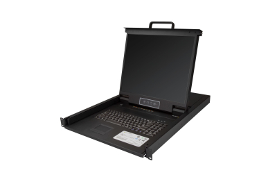 StarTech.com 8 port KVM Rack Console met 1,8m Lange Kabels, Geïntegreerde KVM Switch met 19" LCD Scherm, Universele 1U LCD KVM Console, OSD KVM, Duurzaam 50000 MTBF, USB + VGA Support, QWERTY Keyboard