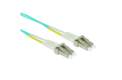 ACT 10 meter LSZH Multimode 50/125 OM3 glasvezel patchkabel duplex met LC connectoren