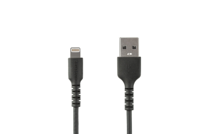 StarTech.com Premium USB-A naar Lightning Kabel 1m Zwart - USB Type A naar Lightning Charge & Sync Oplaadkabel - Verstevigd met Aramide Vezels - Apple MFi Gecertificeerd - iPad Air iPhone 12