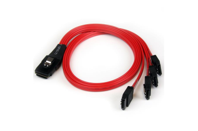StarTech.com 50cm SFF-8087 naar 4x SATA Interne Mini SAS naar SATA Contra Kabel