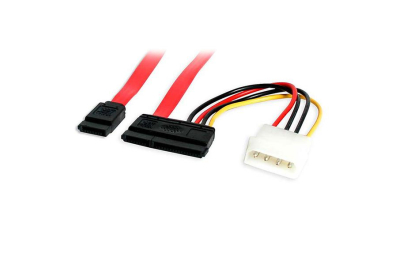 StarTech.com SATA18POW SATA-kabel 0,457 m SATA 7-pin + Molex (4-pin) Rood