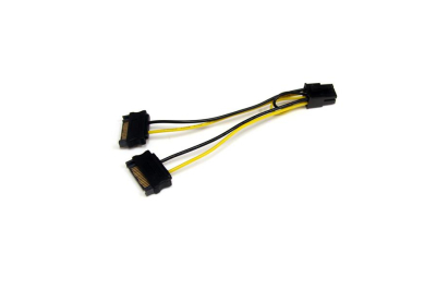StarTech.com 15cm SATA Voeding naar 6-pins PCI Express Videokaart Voeding Verloopkabel