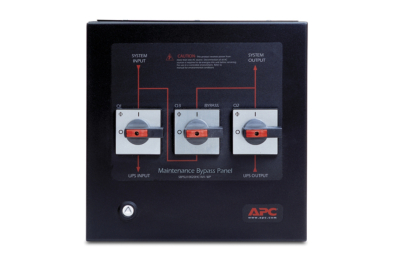 APC Maintenance Bypass Panel SBPSU10K20HC1M1-WP - 20 kVA, 3fase(400V) in & uit