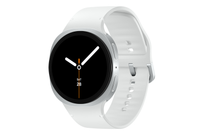 Samsung Galaxy Watch 8 3,81 cm (1.5") AMOLED 44 mm Digitaal 480 x 480 Pixels Touchscreen Zilver Wifi GPS