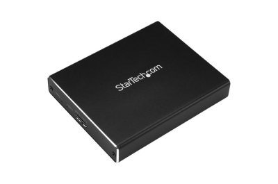 StarTech.com Dubbele sleuf schijfbehuizing voor M.2 NGFF SATA SSDs USB 3.1 (10Gbps) RAID