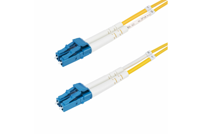 StarTech.com 1m LC naar LC (UPC) OS2 Single Mode Duplex Glasvezel Kabel, 9/125µm, Laser Optimized, 100G, Flexibel Buigen, Low Insertion Loss, LSZH Fiber Patchkabel