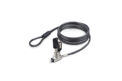 StarTech.com Dun Noble Wedge® Compatibel Laptop Kabelslot, 1,5m Laptop Beveiligingskabel, Anti-Diefstal Slot voor Laptop/Notebook, Snijbestendige Kabel, Sleutelslot