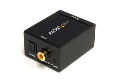 StarTech.com SPDIF digitale coaxiale of Toslink optisch-naar-stereo RCA audioconverter